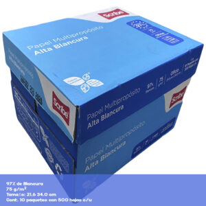 BOND SCRIBE AZUL CARTA BLANCO 37KG <br><p style="font-size: 12px;">SKU: (BSACB)</p>